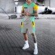 Fashion Casual Sport Short Sleeve Suits For Men