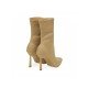 Simple Solid Mid Calf High Boots