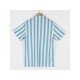 Leisure Striped Short Sleeve Summer Men Shirts