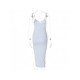  2022 Sexy V Neck Backless Women's Sleeveless Dress