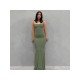 Casual Solid Spaghetti Straps Maxi Dresses