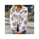  Women's 2022 Winter Fashion Plaid Women's Coats