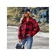  Women's 2022 Winter Fashion Plaid Women's Coats