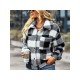  Women's 2022 Winter Fashion Plaid Women's Coats