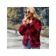  Women's 2022 Winter Fashion Plaid Women's Coats