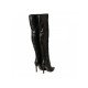 Fashionable Black Stiletto Over The Knee High Boots