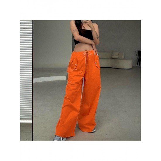  Fall Pure Color Casual Loose Women's Pants