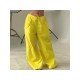  Fall Pure Color Casual Loose Women's Pants