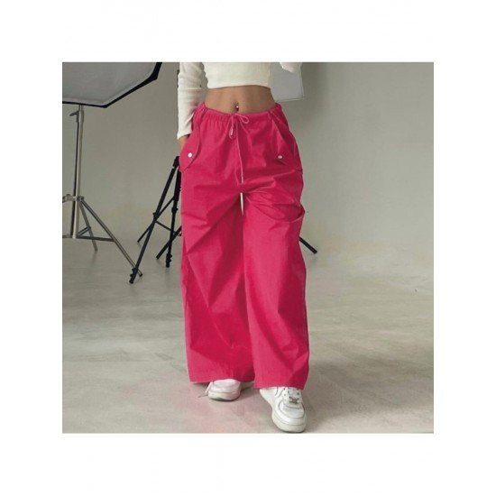  Fall Pure Color Casual Loose Women's Pants