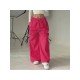  Fall Pure Color Casual Loose Women's Pants