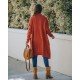  2022 Pure Color Loose Women's Knitted Coats