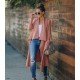  2022 Pure Color Loose Women's Knitted Coats