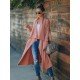  2022 Pure Color Loose Women's Knitted Coats