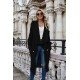  2022 Pure Color Loose Women's Knitted Coats