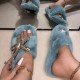  Warmth Starfish Rhinestone House Wear Slippers