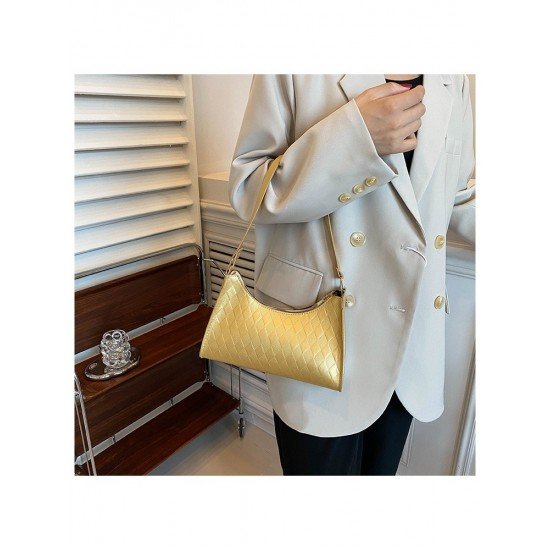  Autumn Solid Color PU Women's Armpits Bags