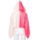  Fashion Street Colorblock Printing Long Sleeve Hooded Top