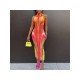 Colorful Backless Sleeveless Midi Dresses For Women