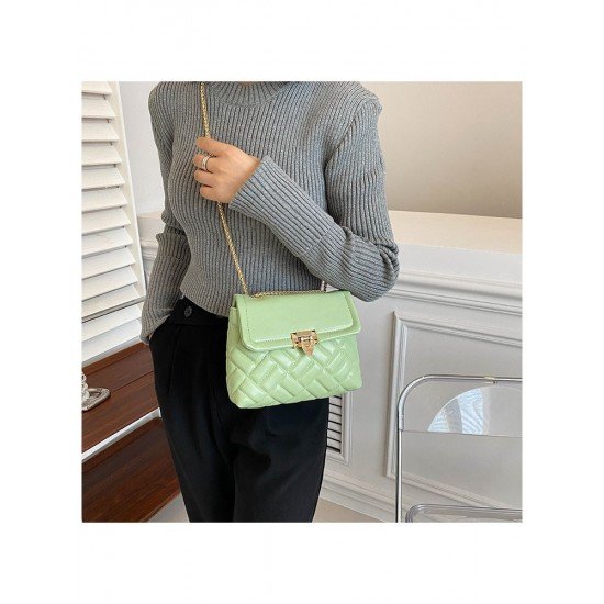  PU Pure Color Cross-body Bag For Women