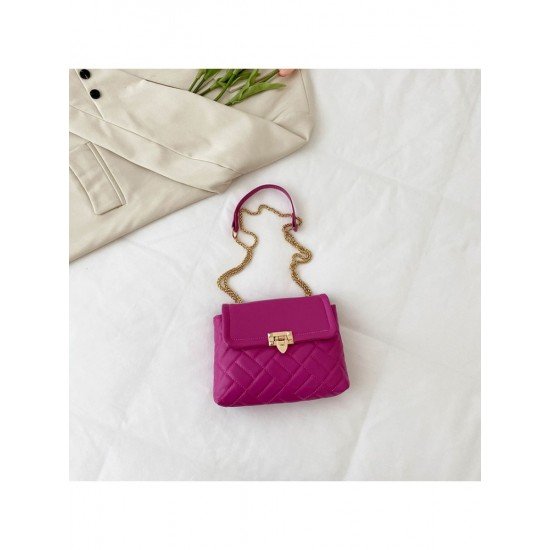  PU Pure Color Cross-body Bag For Women