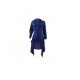  Fashion Pure Color Hooded Women's Irregular Coats