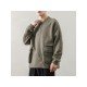  Versatile Pure Color Stand Collar Men's Sweatshirts