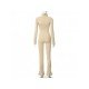  Winter New Tight Turtle Neck Pure Color Jumpsuit