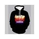 Fall Men Printing Hooded Long Sleeve Sweatshirt