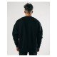  Casual Loose Pure Color Round Neck Men's Hoodie