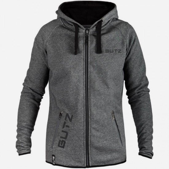 Sports Black Hooded Coats For Men