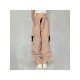 Pockets Contrast Color Loose Straight Leg Cargo Trousers