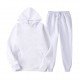 Asian Size Solid Color Hoodie Two Piece Workout Clothes