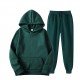 Asian Size Solid Color Hoodie Two Piece Workout Clothes