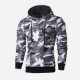  Casual Camouflage Hooded Raglan Sleeve Pullover