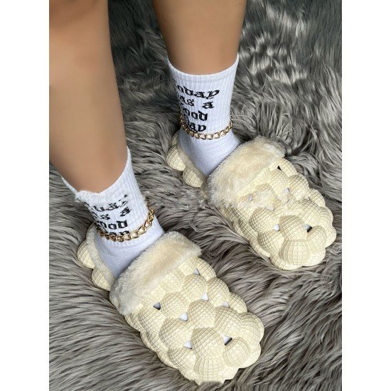 Cute Designer Peanut Winter Slippers