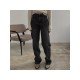  Stylish Street Pure Color Denim Pants