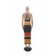 Fashion Knitting Colorblock Striped Maxi Dress