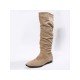  2022 Round Toe Suede Women's Mid Calf Boots