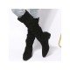  2022 Round Toe Suede Women's Mid Calf Boots