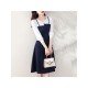  2022 Fall Patchwork Women's Long Sleeve Dress