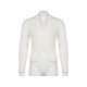 Fall White Solid Ladies Coats