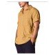  Spring Pure Color Cotton Men's Short Sleeve Shirt