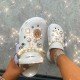 Rhinestone Faux Pearl White Slippers For Women