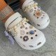 Rhinestone Faux Pearl White Slippers For Women