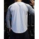 Contrast Color Fall Long Sleeve Tees For Men