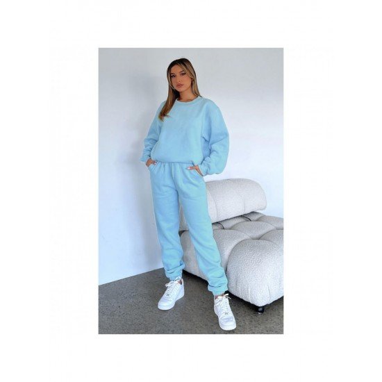 Solid Matching 2 Piece Jogger Sets For Women