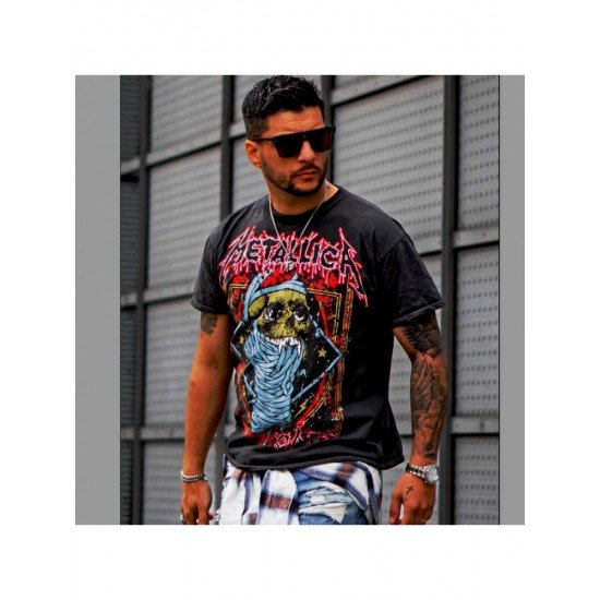 Street Graphic Short Sleeve Tee Shirts For Men