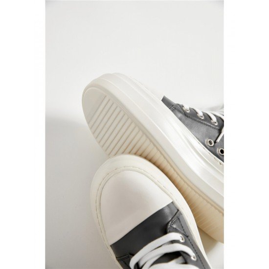 Zipper Platform Black Women Sneakers