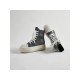 Zipper Platform Black Women Sneakers