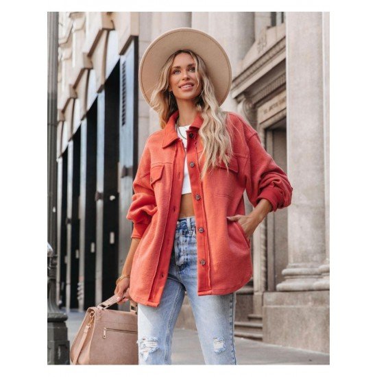 Pockets Spring Solid Casual Coats